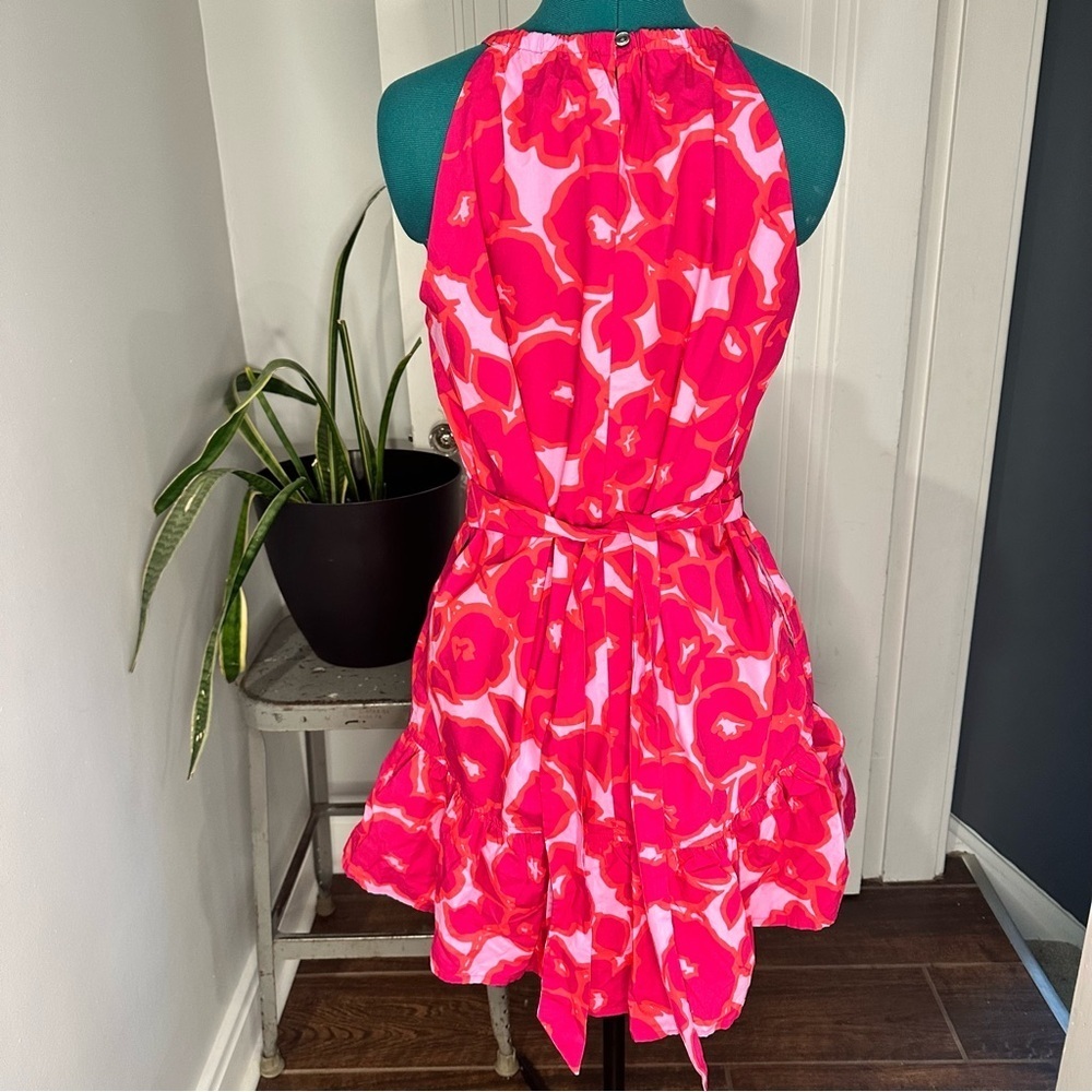 Banana Republic floral Poplin Tiered Mini Dress medium - Picture 8 of 11